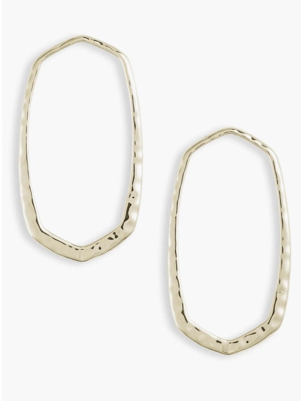Zorte Open Hexagon Earrings
